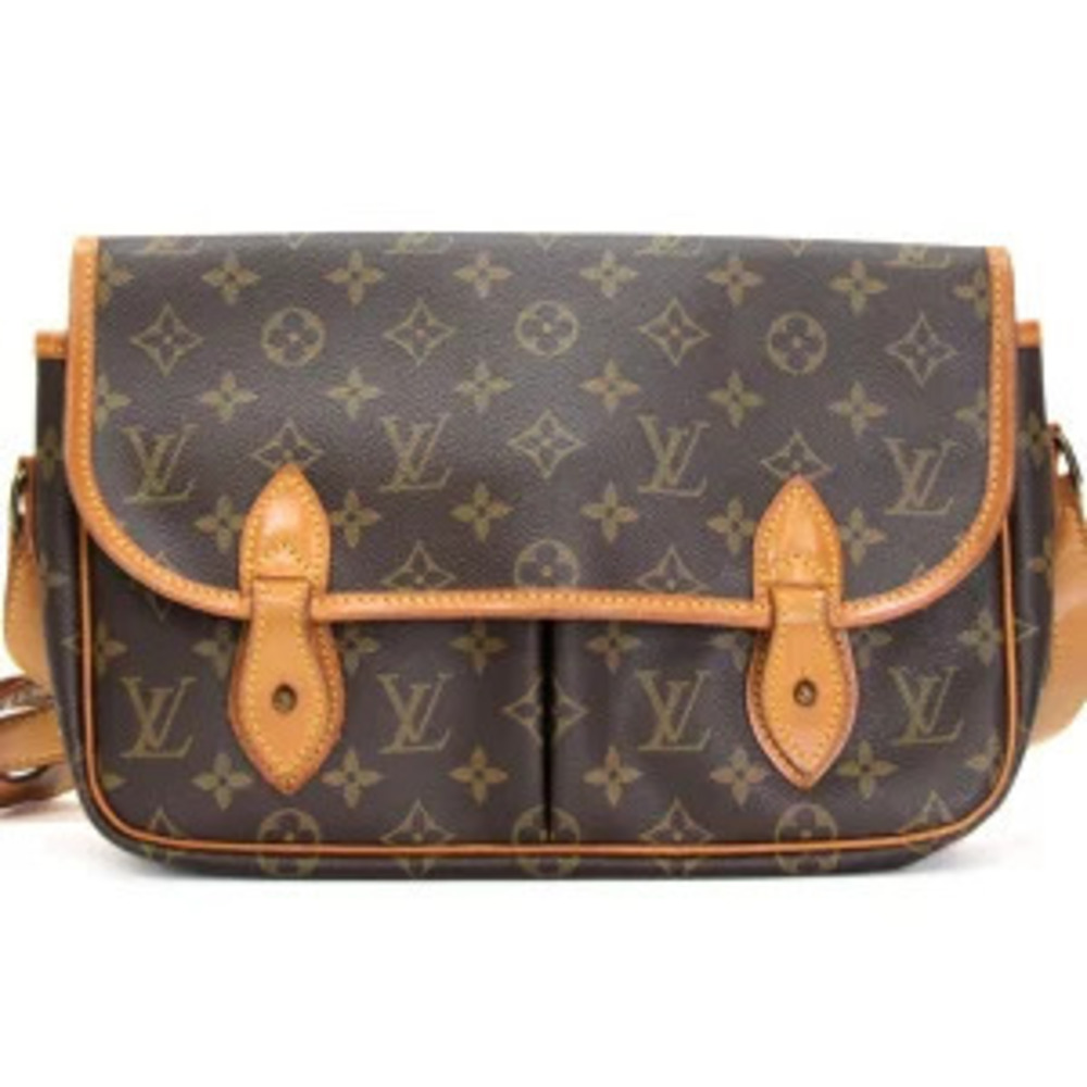 Louis Vuitton Shoulder Bag Monogram Gibeciere Brown